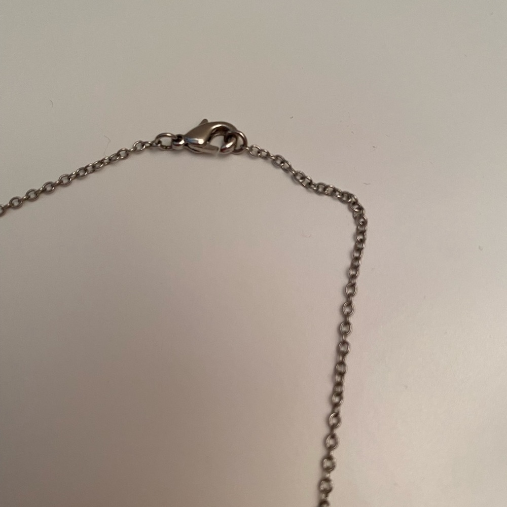 Heart rhinestone necklace - Picture 7 of 7
